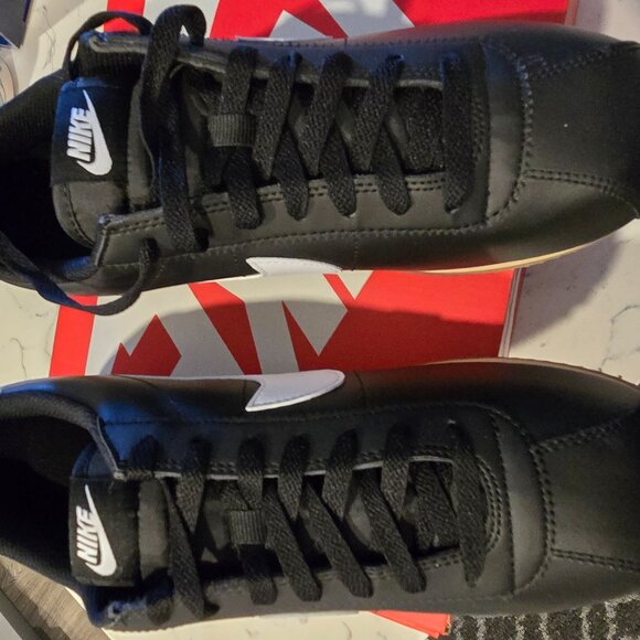 Nike Cortez Leather Black Gum Medium Brown Sesame White DM4044-002 sz 10 Men's - Picture 3 of 14